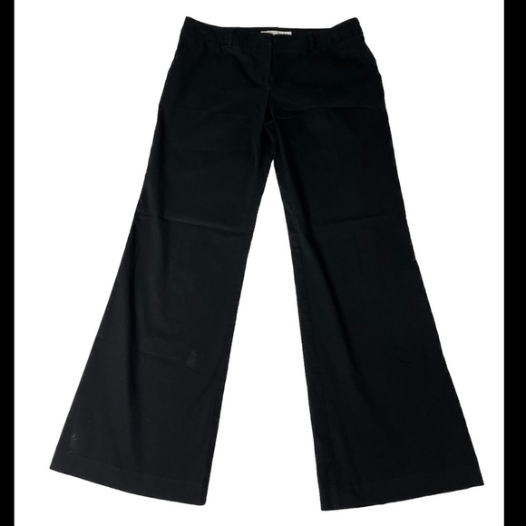Vintage Y2K Trina Turk Sz 10 Made In USA Stretch Bootcut Wide Leg Trouser Pants - Picture 1 of 9